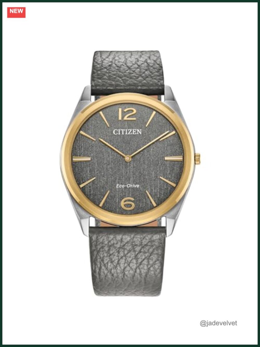 Two-Tone Stainless Steel Analog Dress Watch Sapphire Crystal 50M Water Resistant